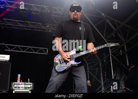 Pennywise si esibisce dal vivo al Slam Dunk Festival leeds uk 26 maggio 2024. Foto Stock