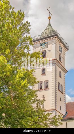 Chiesa parrocchiale cattolica di St. Martin, Aulendorf Foto Stock