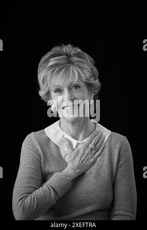 L'attrice e attivista vincitrice di Oscar Jane fonda. Foto Stock