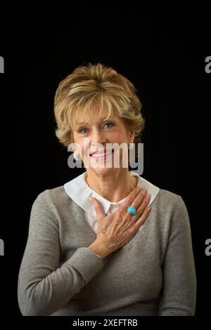 L'attrice e attivista vincitrice di Oscar Jane fonda. Foto Stock