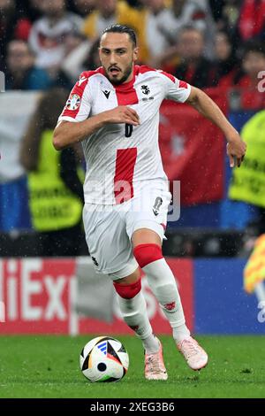 Dortmund - Giorgi Kochorashvili della Georgia durante la partita UEFA EURO 2024 girone F tra Turchia e Georgia al Signal Iduna Park il 18 giugno 2024 a Dortmund, Germania. ANP | Hollandse Hoogte | Gerrit van Keulen Foto Stock