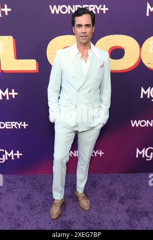 Danny Pino partecipa alla prima di "Hotel Cocaine" di MGM+all'Harmony Gold il 13 giugno 2024 a Los Angeles, California. Foto: Crash/imageSPACE Foto Stock