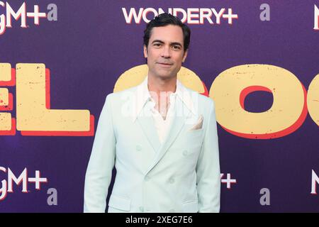 Danny Pino partecipa alla prima di "Hotel Cocaine" di MGM+all'Harmony Gold il 13 giugno 2024 a Los Angeles, California. Foto: Crash/imageSPACE Foto Stock