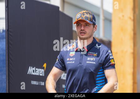 Red Bull Ring, Spielberg, Austria. 27.June.2024; Max Verstappen dei Paesi Bassi e Oracle Red Bull Racing durante il Gran Premio d'Austria di Formula 1 crediti: Jay Hirano/AFLO/Alamy Live News Foto Stock