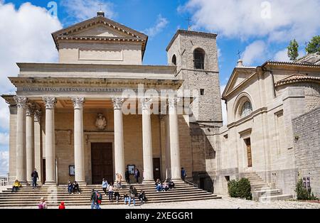 Kath. Basilica di San Marino Foto Stock