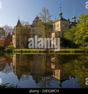 Castello di Bueckeburg, sede ancestrale del Casato di Schaumburg-Lippe, Bueckeburg, Germania, Europa Foto Stock