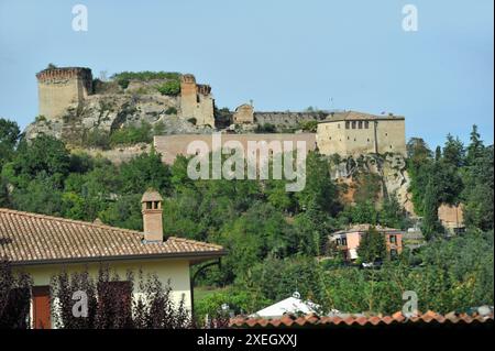 Fortezza di Castrocaro Terme, Italia Foto Stock