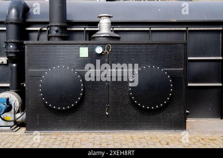 Impianto di biogas a Wetterau, Assia Foto Stock