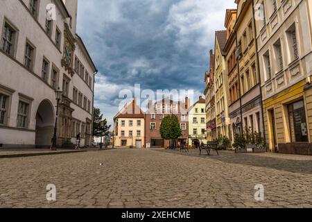 Impressioni da Luban, una città della Polonia 2 Foto Stock