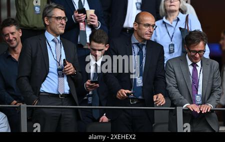BERLINO, GERMANIA - 21 GIUGNO: VIP durante la partita della fase a gironi di UEFA EURO 2024 tra Polonia e Austria all'Olympiastadion il 21 giugno 2024 a Berlino, GE Foto Stock