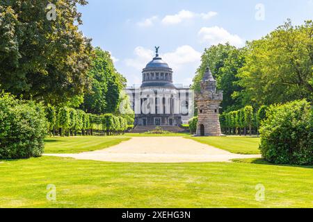 Il Museo d'Arte e storia si trova nel Parco del cinquantesimo anniversario, Bruxelles, Belgio Foto Stock