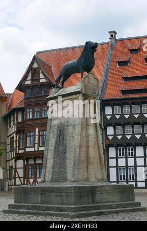 Braunschweig Lion, Germania Foto Stock