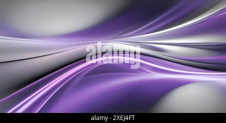 Onde cromate viola su luce Foto Stock