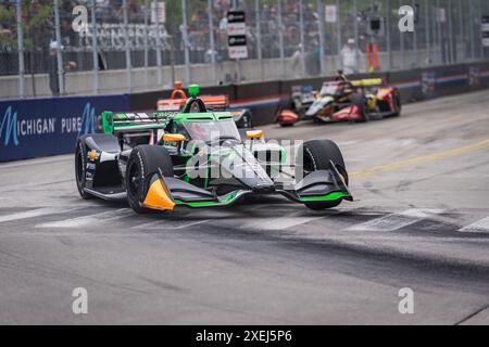 SERIE NTT INDYCAR: 2 giugno Detroit Grand Prix Foto Stock