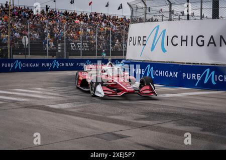 SERIE NTT INDYCAR: 2 giugno Detroit Grand Prix Foto Stock