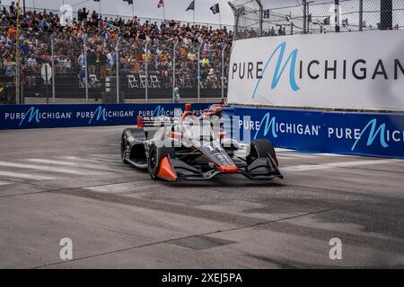 SERIE NTT INDYCAR: 2 giugno Detroit Grand Prix Foto Stock