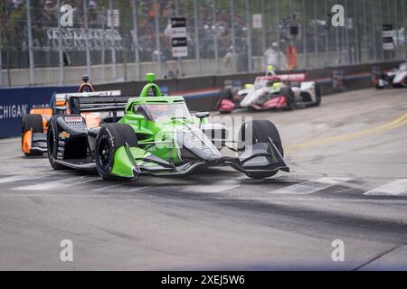 SERIE NTT INDYCAR: 2 giugno Detroit Grand Prix Foto Stock