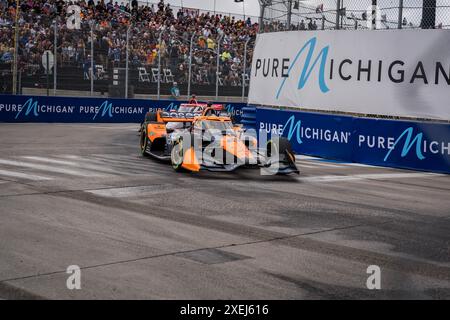 SERIE NTT INDYCAR: 2 giugno Detroit Grand Prix Foto Stock