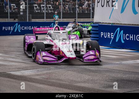 SERIE NTT INDYCAR: 2 giugno Detroit Grand Prix Foto Stock