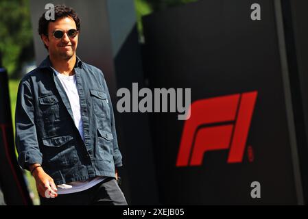 Spielberg, Austria. 28 giugno 2024. Sergio Perez (mex) Red Bull Racing. 28.06.2024. Formula 1 World Championship, Rd 11, Austrian Grand Prix, Spielberg, Austria, giorno di qualificazione Sprint. Il credito fotografico dovrebbe essere: XPB/Alamy Live News. Foto Stock