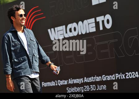 Spielberg, Austria. 28 giugno 2024. Sergio Perez (mex) Red Bull Racing. 28.06.2024. Formula 1 World Championship, Rd 11, Austrian Grand Prix, Spielberg, Austria, giorno di qualificazione Sprint. Il credito fotografico dovrebbe essere: XPB/Alamy Live News. Foto Stock