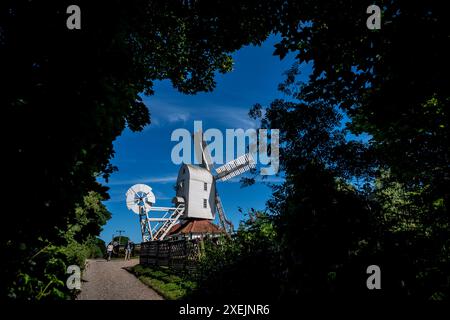 Thorpeness, 19 giugno 2024: Thorpeness Windmill Foto Stock