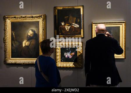 Sotheby's, Londra, Regno Unito. 28 giugno 2024. Anteprima dell'asta serale dei vecchi maestri di Sotheby. Crediti: Matthew Chattle/Alamy Live News Foto Stock