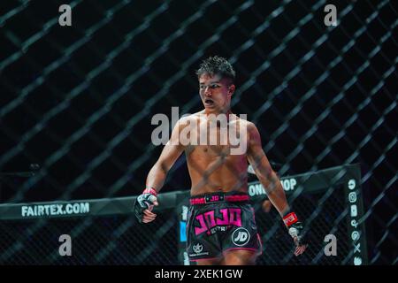 Bangkok, Thailandia. 8 giugno 2024. Johan Ghazali visto durante la partita ONE 167 all'IMPACT Arena, Exhibition and Convention Center. Credito: SOPA Images Limited/Alamy Live News Foto Stock