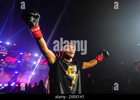 Bangkok, Thailandia. 8 giugno 2024. Rodtang Jitmuangnon visto durante la partita ONE 167 all'IMPACT Arena, Exhibition and Convention Center. Credito: SOPA Images Limited/Alamy Live News Foto Stock