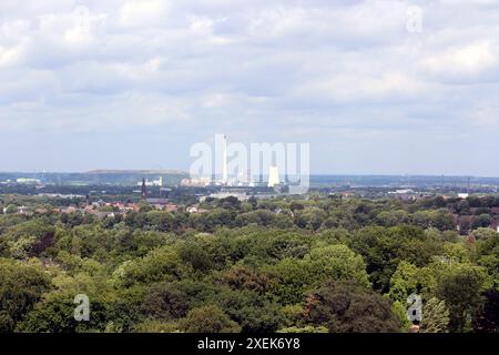 Vista sul parco cittadino di Bochum Foto Stock