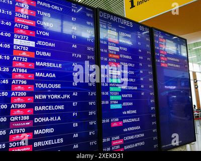 Marocco, Casablanca, Aeroporto Muhammad V. Foto Stock