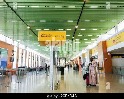 Marocco, Casablanca, Aeroporto Muhammad V. Foto Stock