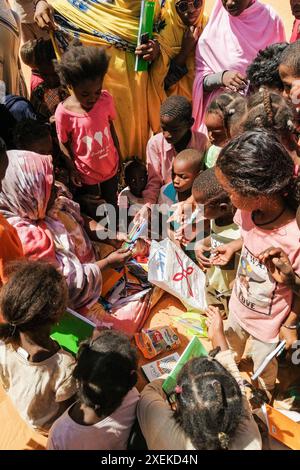 Mauritania, Entkemkemt, vita quotidiana Foto Stock