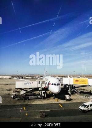 Marocco, Casablanca, Aeroporto Muhammad V. Foto Stock