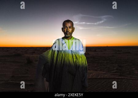 Mauritania, dintorni di Chami, ritratto Foto Stock