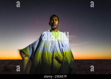 Mauritania, dintorni di Chami, ritratto Foto Stock