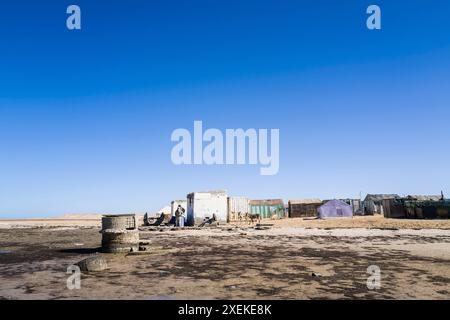 Mauritania, Iwik, Iouik, villaggio di pescatori Foto Stock