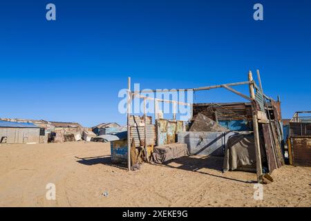 Mauritania, Iwik, Iouik, villaggio di pescatori Foto Stock