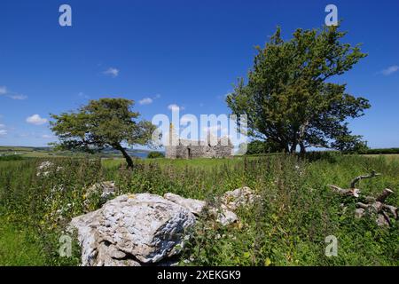 Capel, Llugwy, Hen Gapel Lligwy, Anglesey, Galles del Nord, Regno Unito. Foto Stock