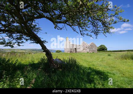 Capel, Llugwy, Hen Gapel Lligwy, Anglesey, Galles del Nord, Regno Unito. Foto Stock