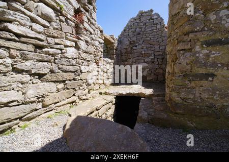 Capel, Llugwy, Hen Gapel Lligwy, Anglesey, Galles del Nord, Regno Unito. Foto Stock