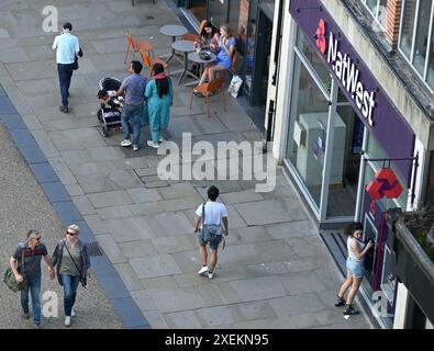 NatWest Bank sulla Oxford Central Street nel Regno Unito. Foto Stock