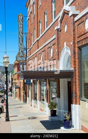 1927 Hassayampa Inn in stile coloniale spagnolo nel centro di Prescott, Arizona - aprile 2024 Foto Stock