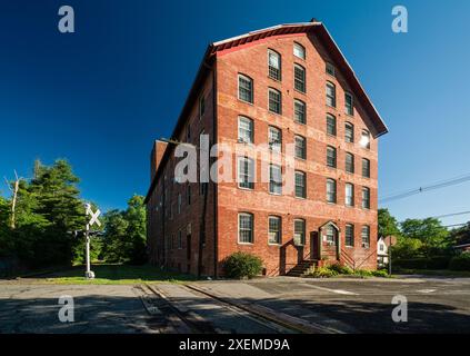 J. S. Halpine Magazzino di tabacco   New Milford, Connecticut, Stati Uniti d'America Foto Stock