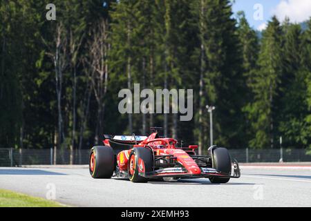 [DRIVER] durante la sessione di qualificazione Sprint di Formula 1 Qatar Airways Austrian Grand Prix 2024, RedBull Ring, Spielberg, Austria 28 giugno 2024 Credit: Independent Photo Agency Srl/Alamy Live News Foto Stock