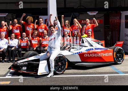 Portland, Etats Unis. 28 giugno 2024. NATO Norman (fra), Andretti Global, Porsche 99X Electric, ritratto durante l'ePrix di Portland 2024, 9° incontro del Campionato Mondiale ABB FIA di Formula e 2023-24, sul circuito Internazionale di Portland dal 28 al 30 giugno 2024 a Portland, Stati Uniti d'America - foto Julien Delfosse/DPPI credito: media DPPI/Alamy Live News Foto Stock