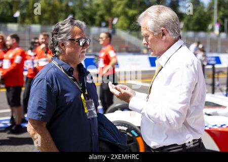 ANDRETTI Michael (usa), Team Owner di Andretti Motorsport, ritratto durante l'ePrix di Portland 2024, 9° incontro del Campionato del mondo ABB FIA Formula e 2023-24, sul circuito Portland International Raceway dal 28 al 30 giugno 2024 a Portland, Stati Uniti d'America Foto Stock