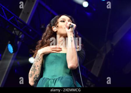 The Skints at Bristol Sounds, Bristol, Regno Unito. 23 giugno 2024. Foto Stock