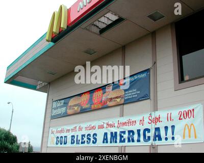 DATA RECORD NON DICHIARATA il famoso ristorante Mac Donalds è ovunque Foto Stock