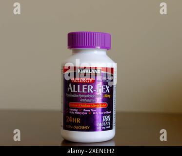Medicina dell'allergia di Kirkland Foto Stock